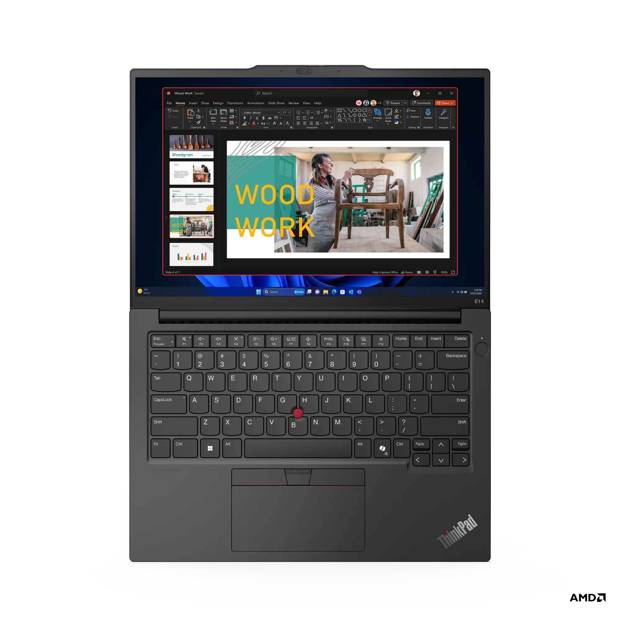 Lenovo ThinkPad E14 Gen 6 AMD Ryzen 7 7535HS/16/512GB/W11
