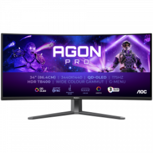 AOC AG346UCD 34" 3440x1440 Curved UWQHD QD-OLED 175Hz