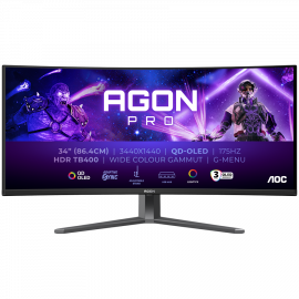 AOC AG346UCD 34” 3440×1440 Curved UWQHD QD-OLED 175Hz