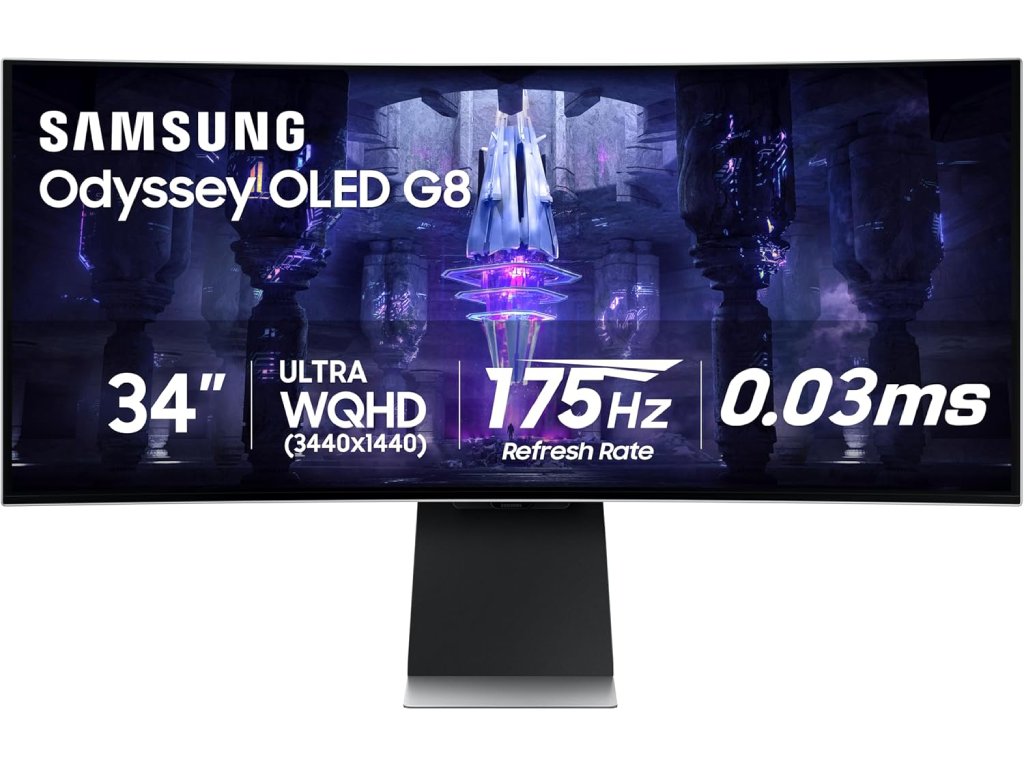 Samsung Odyssey G8 G85SD 34” 3440×1440 OLED UWQHD 175Hz