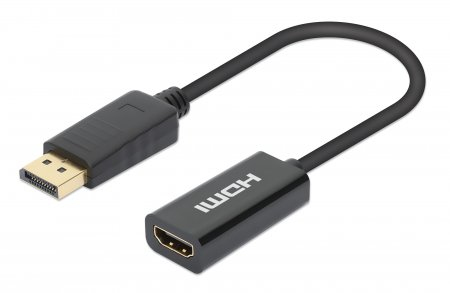 ADAPTER MANHATTAN Active DP-Male/HDMI-Female, 4K@60Hz