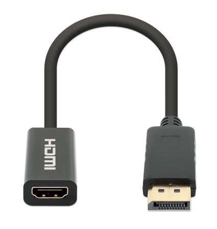 ADAPTER MANHATTAN Active DP-Male/HDMI-Female, 4K@60Hz