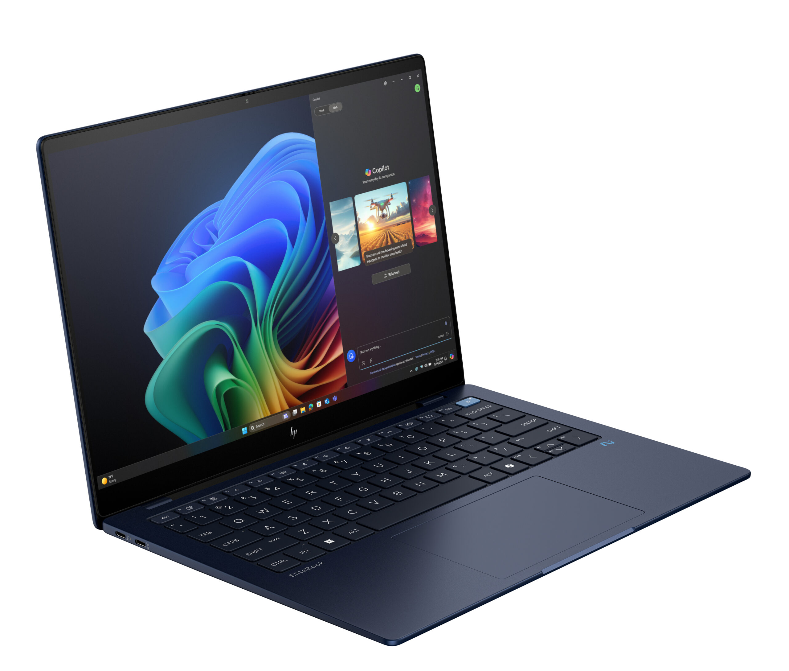 HP EliteBook ULTRA G1Q — Snapdragon X, 32 GB, 512 GB SSD