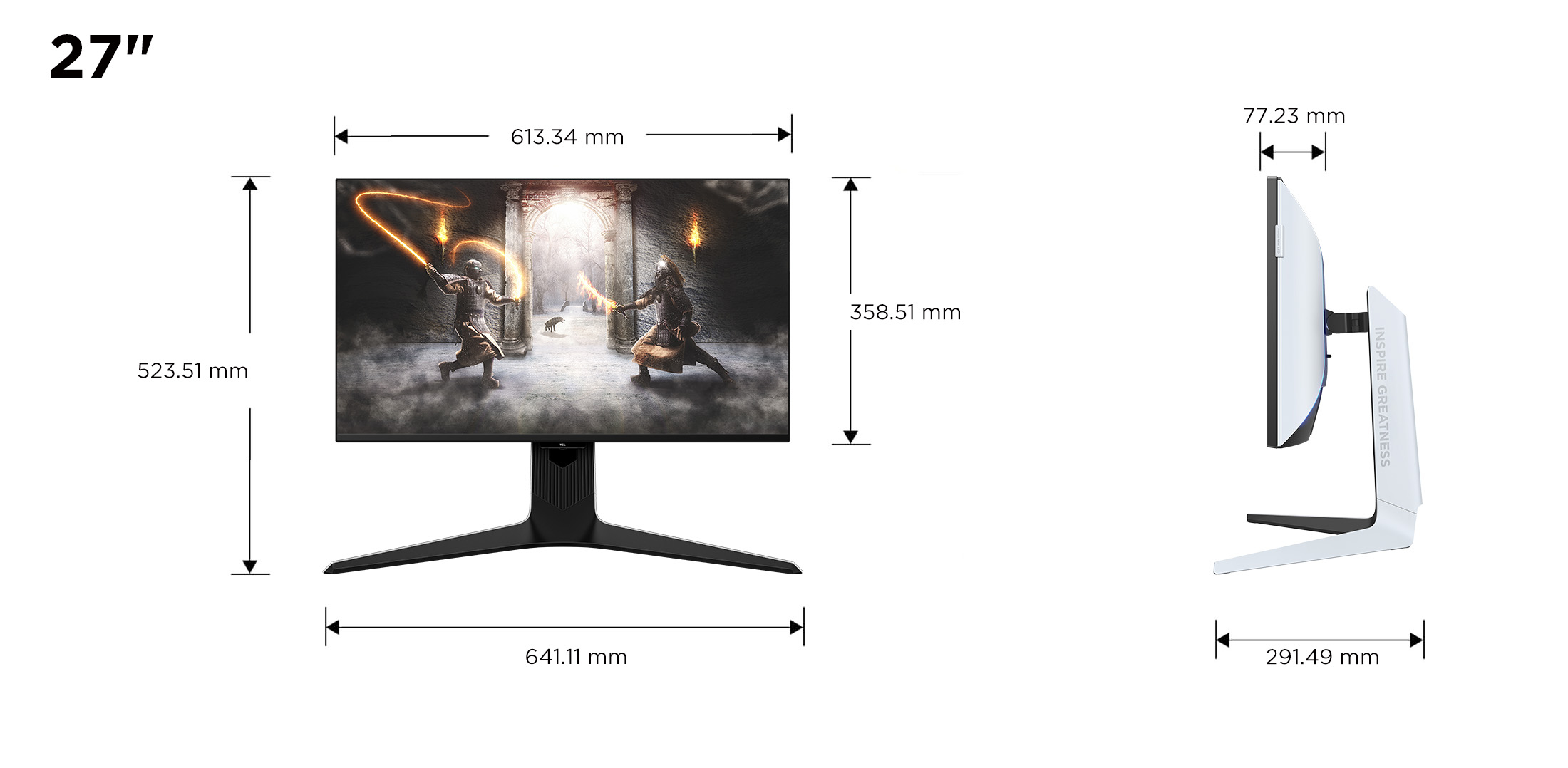 TCL HDR Professional 4K QLED 27R83U 27in