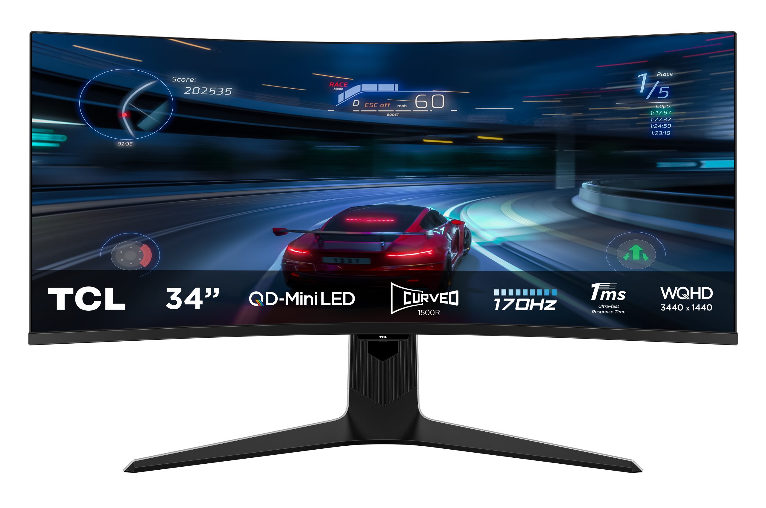 TCL HDR QD-Mini LED 34R83Q 34in