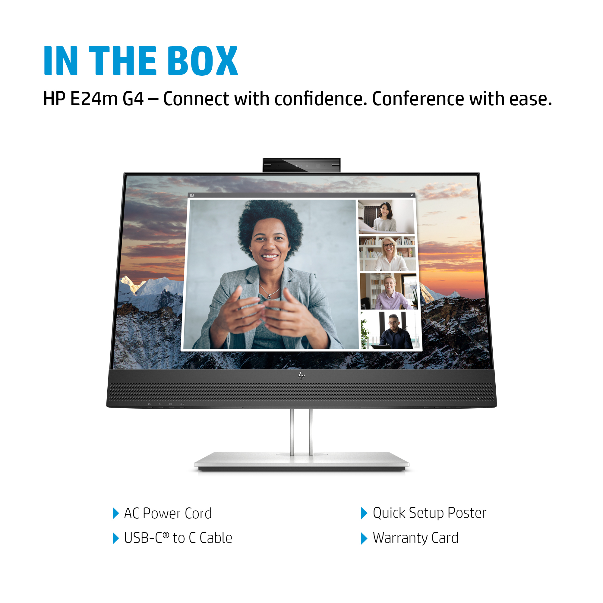 HP E24m G4 FHD USB-C Conferencing (40Z32AA)