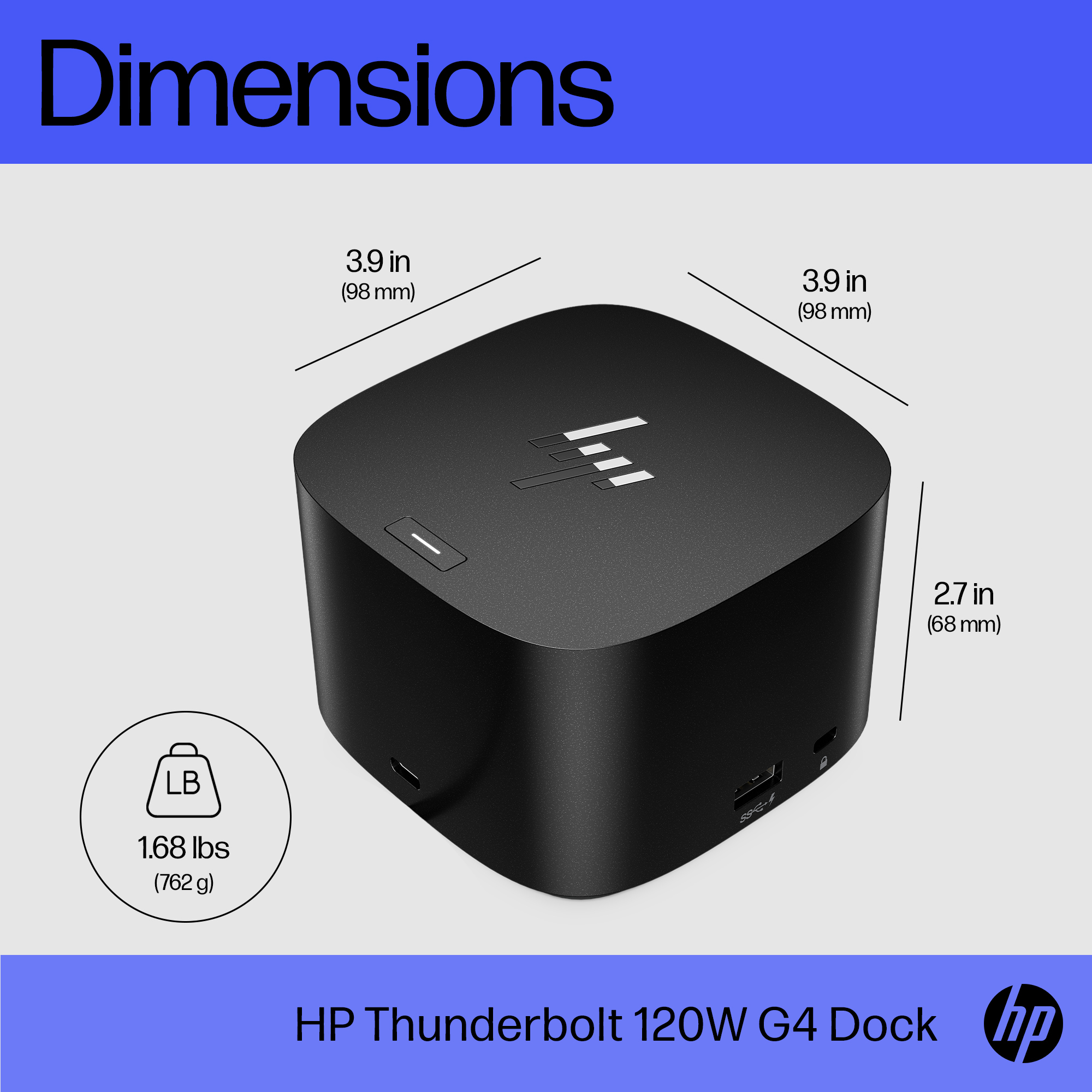 Docking HP Docking Station TB4 G4 120W (4J0A2AA)