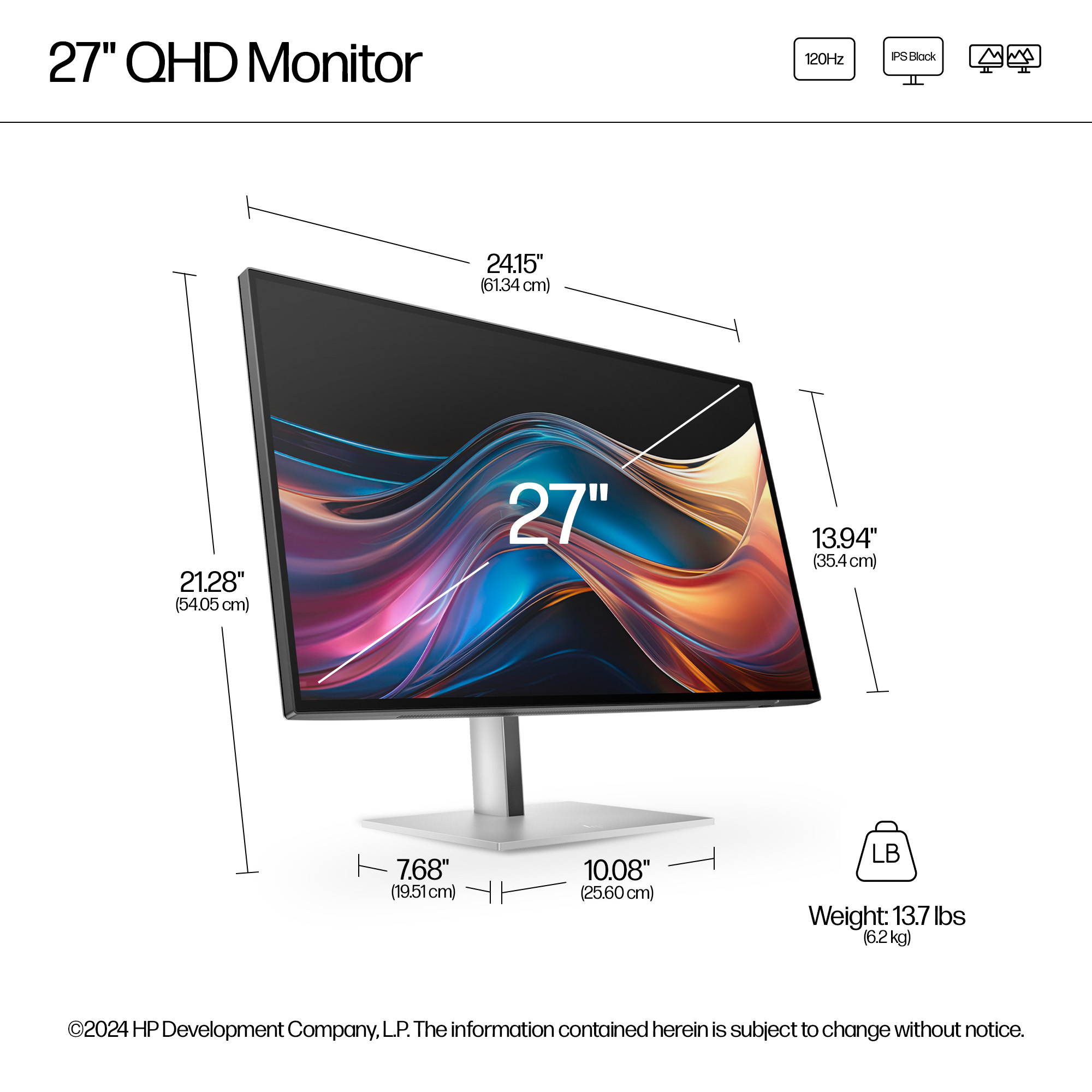 HP Series 7 Pro QHD 727pq 27in (8J4D8UT)