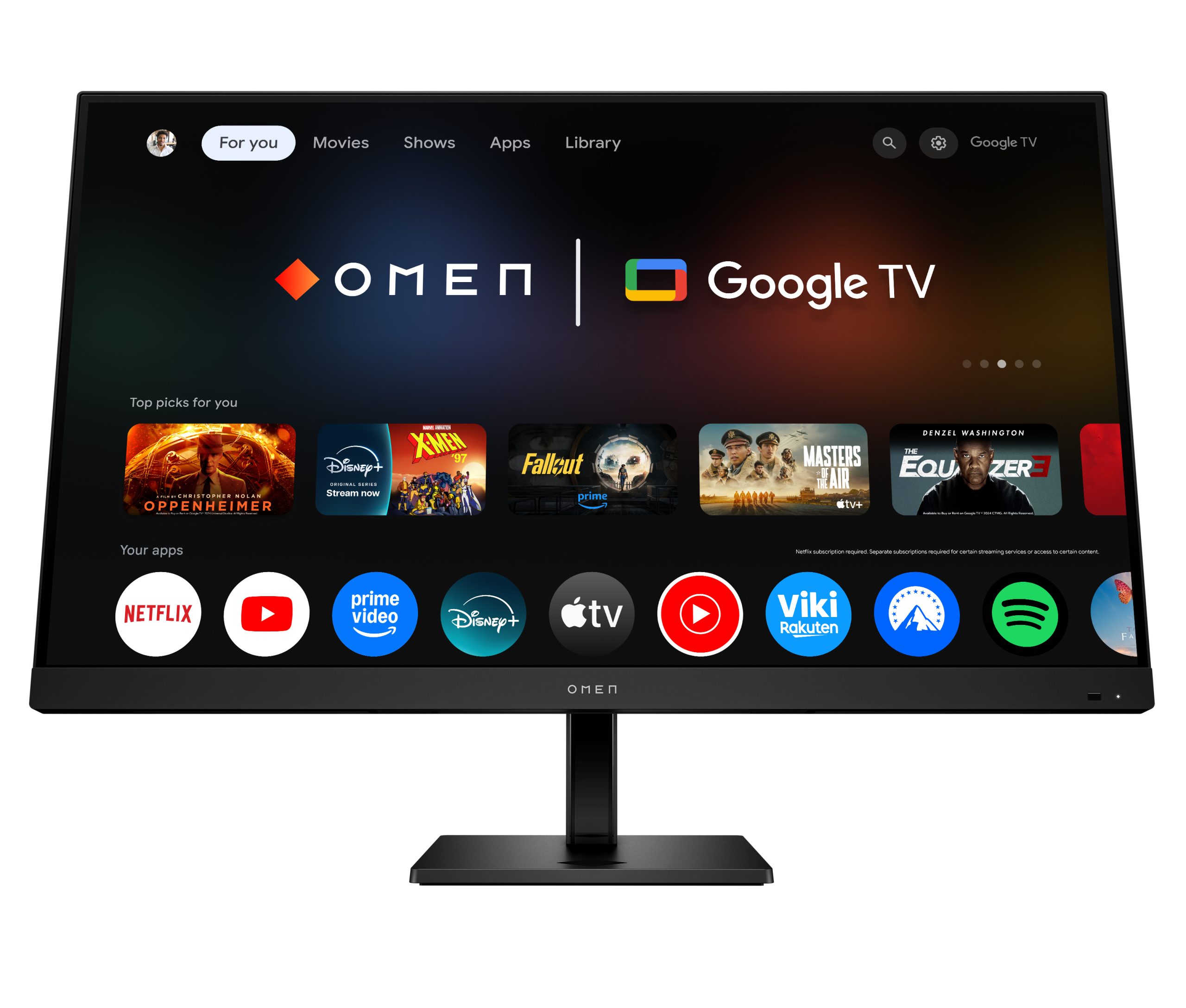 OMEN by HP 31.5 inch UHD 144Hz Smart Gaming Monitor – OMEN 32x