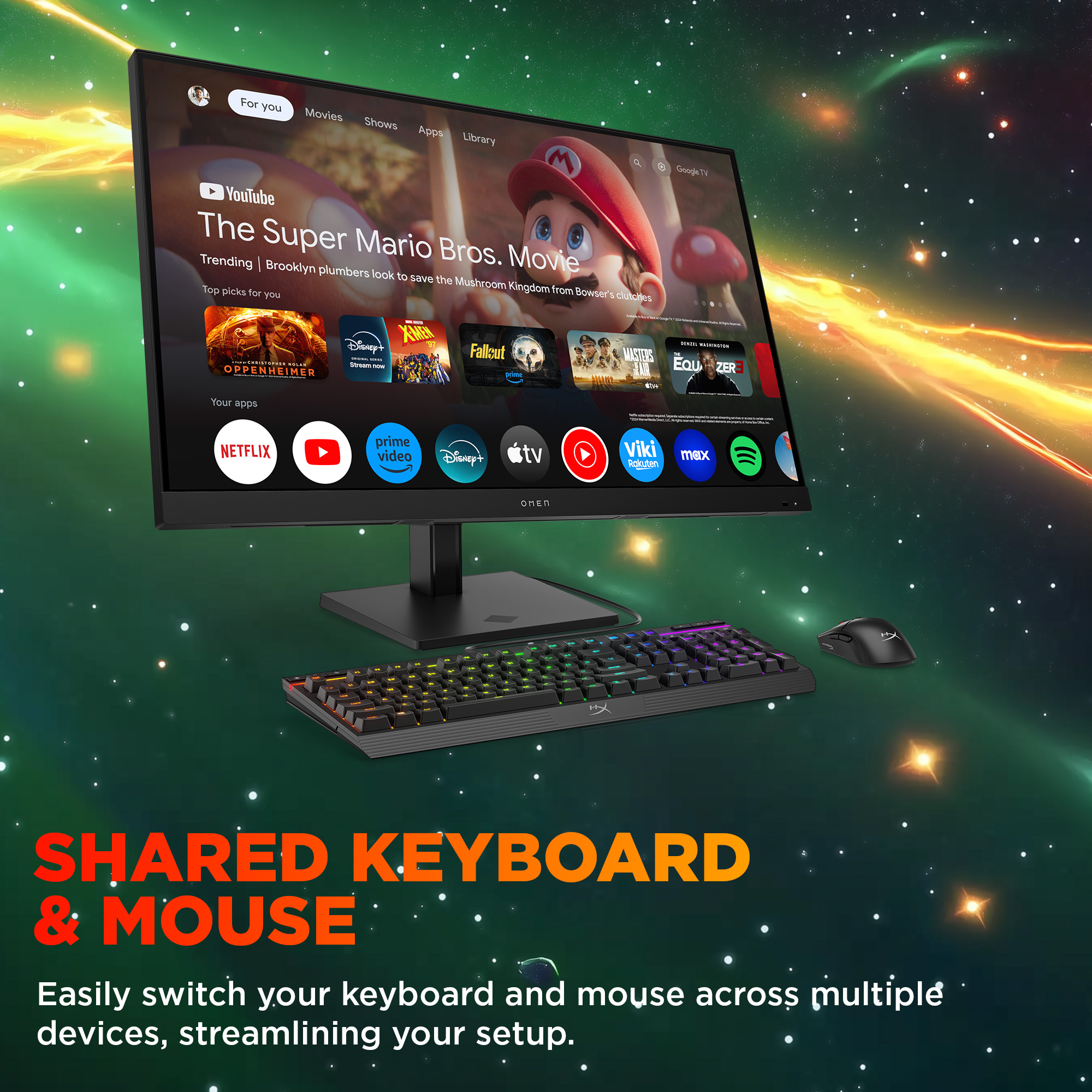 OMEN by HP 31.5 inch UHD 144Hz Smart Gaming Monitor – OMEN 32x