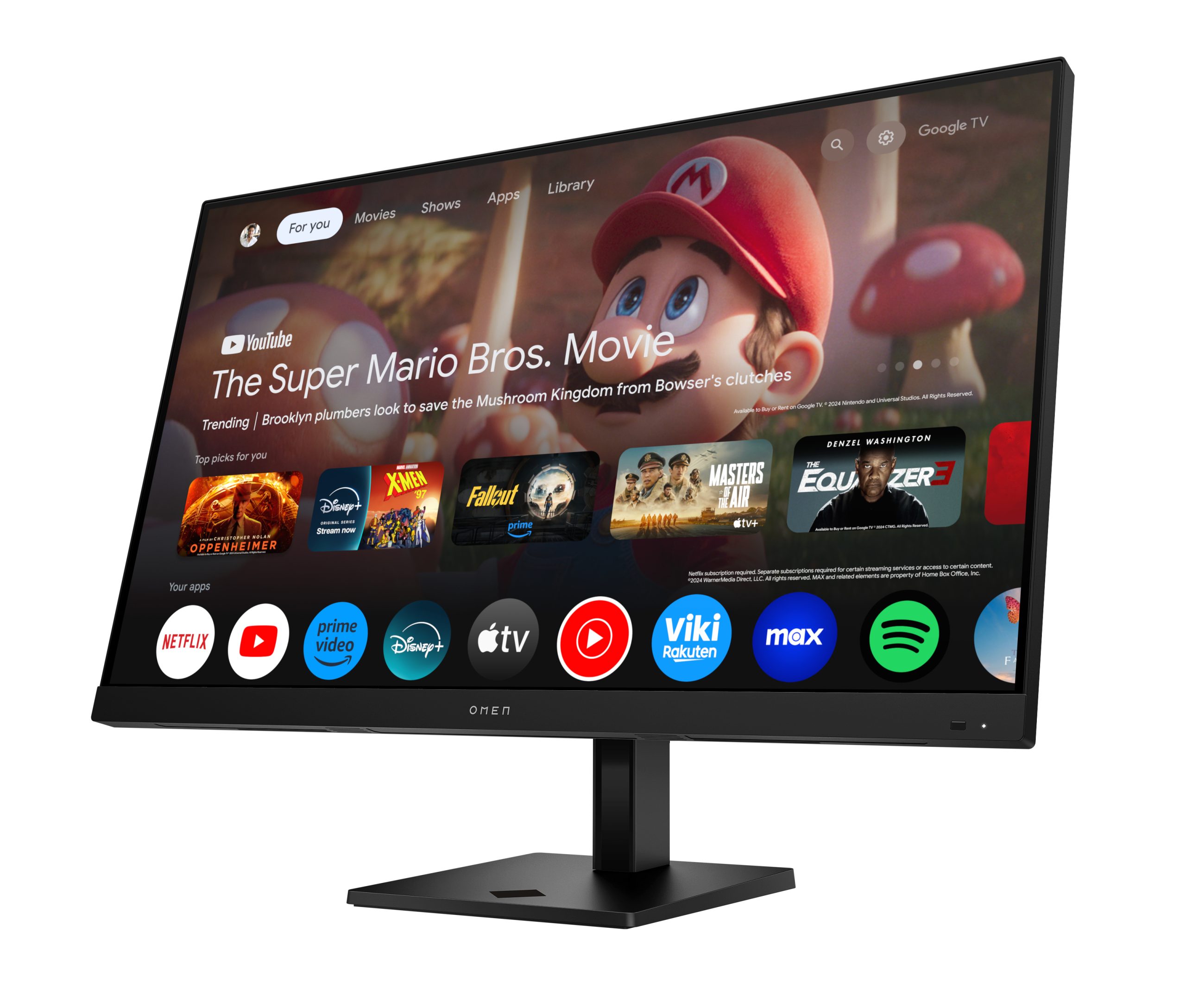 OMEN by HP 31.5 inch UHD 144Hz Smart Gaming Monitor – OMEN 32x