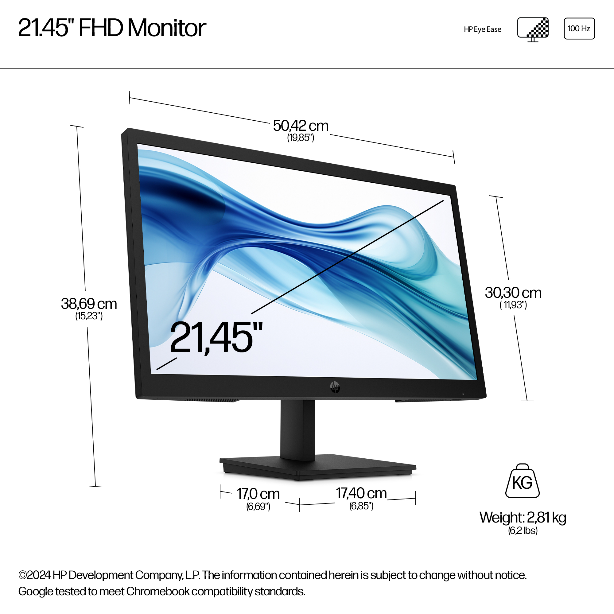 HP 322pv 21.45” FHD — Series 3 Pro