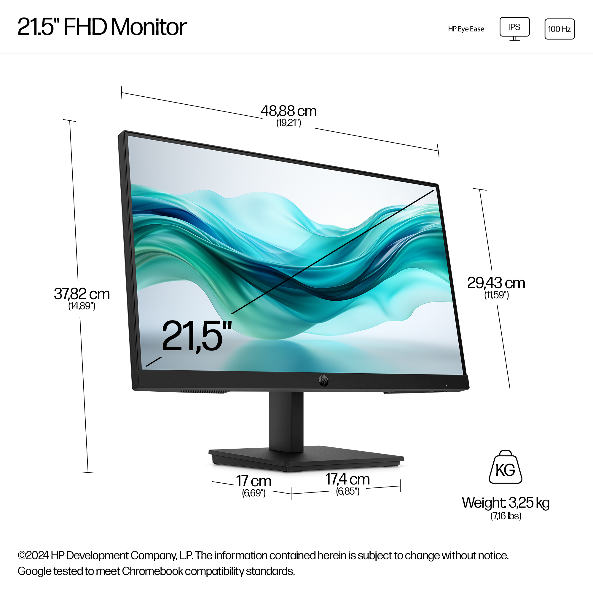 HP Series 3 Pro FHD 322pf 21,5in (9U5B0UT)