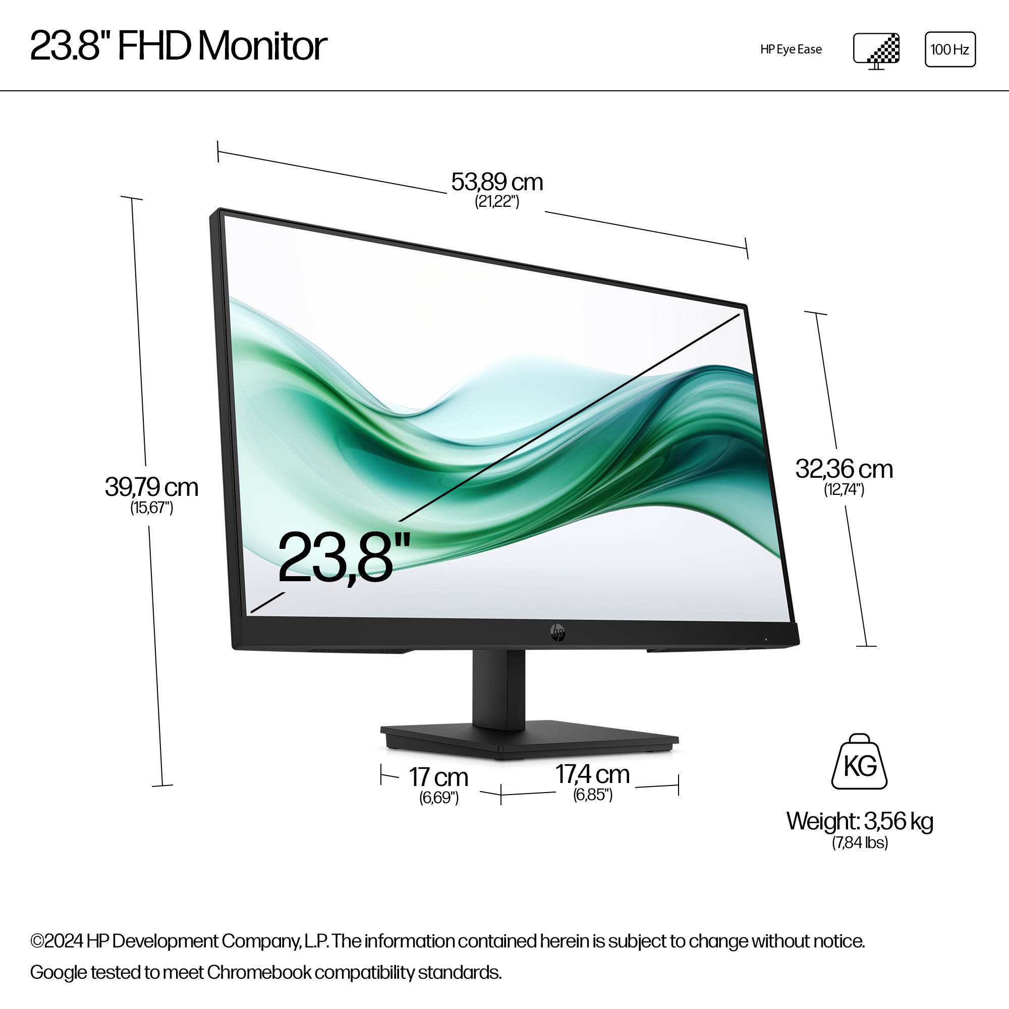 HP Series 3 Pro FHD 324pv 23.8in (9U5C1AA)