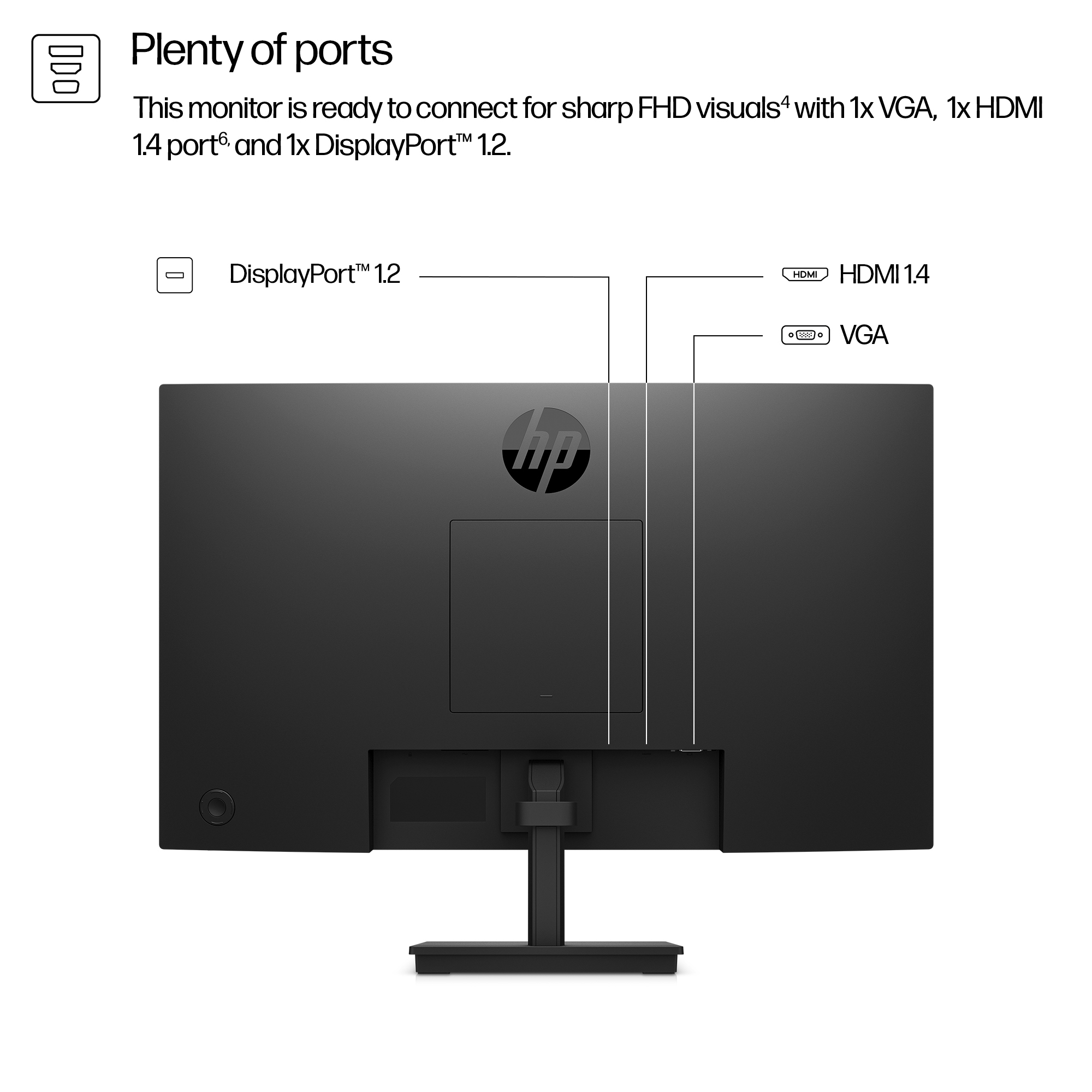 HP Series 3 Pro 23.8 inch FHD Monitor – 324pf