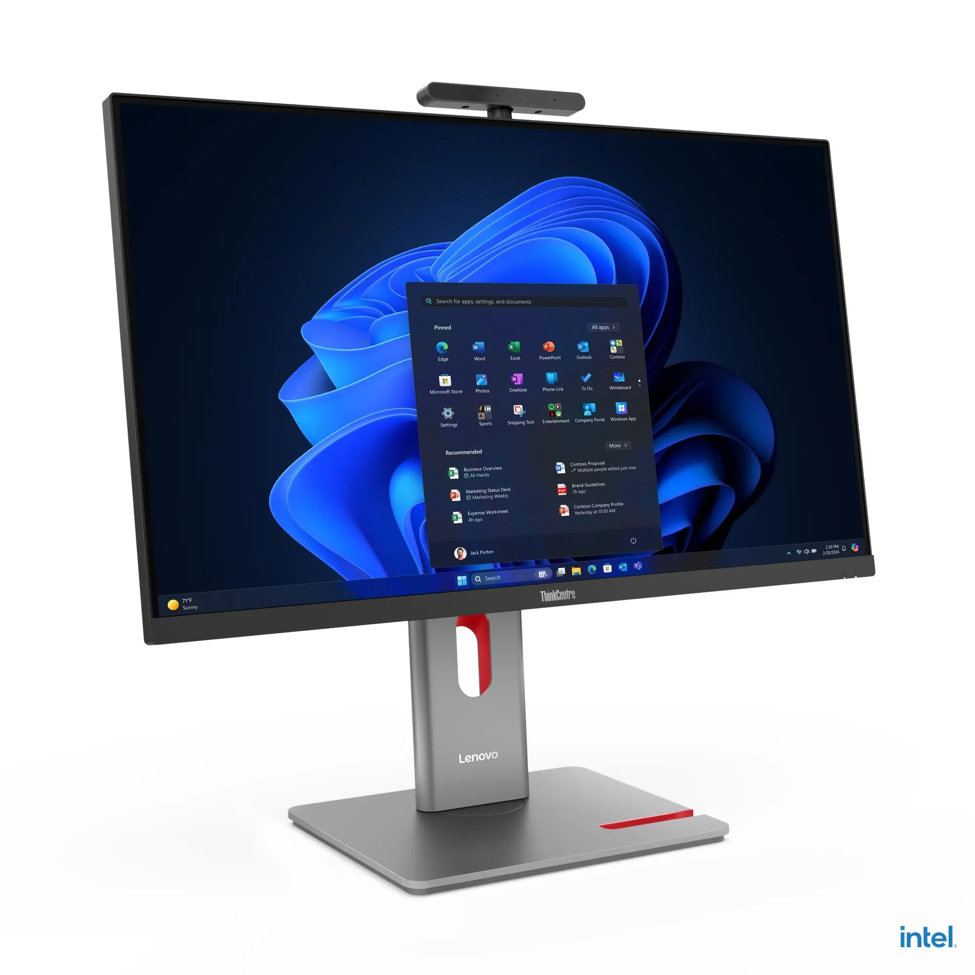 Desktop Lenovo ThinkCentre M90a Pro G6 AIO Ultra 5 245/16GB/512GB M2/27 QHD 120Hz/W11P