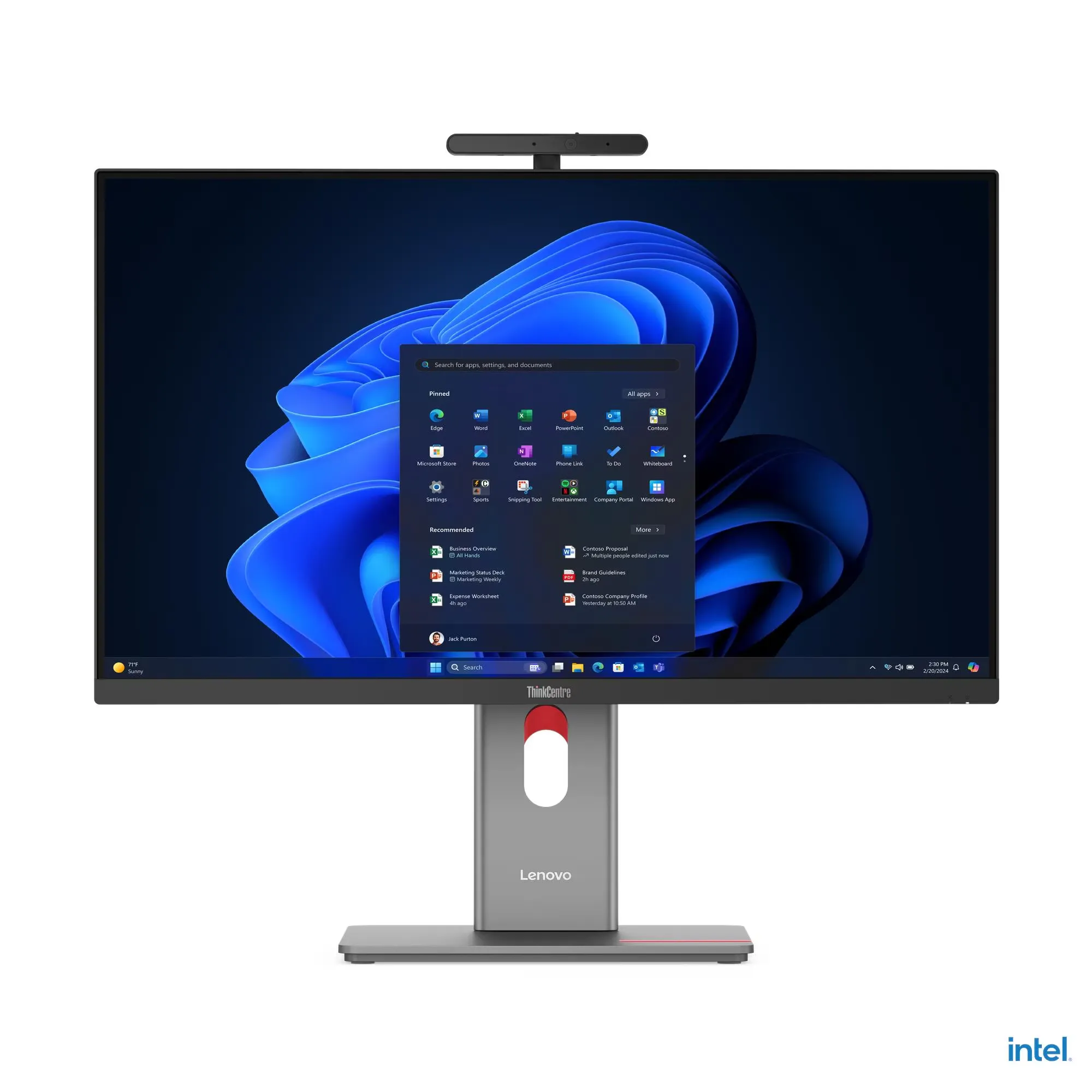 Desktop Lenovo ThinkCentre M90a Pro G6 AIO Ultra 5 245/16GB/512GB M2/27 QHD 120Hz/W11P