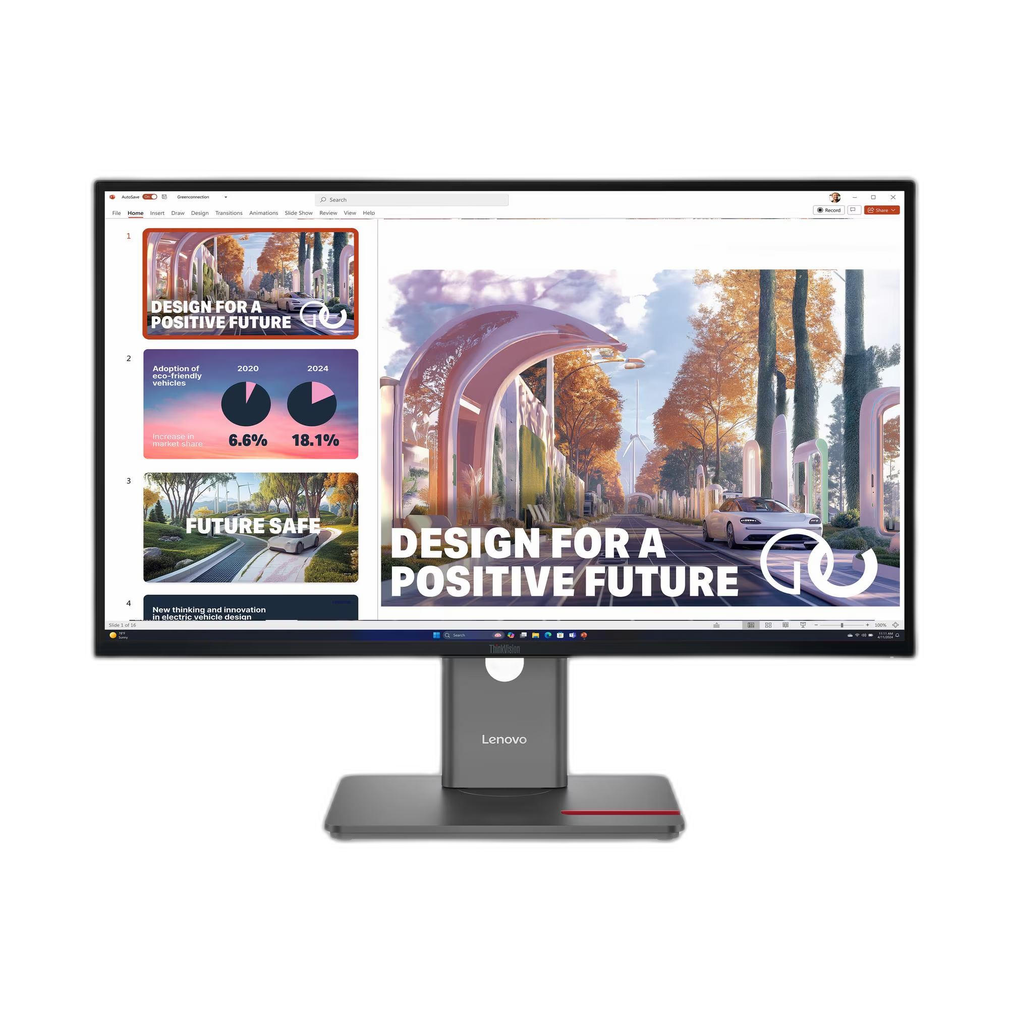 Lenovo ThinkVision P27QD-40 27 QHD IPS USB-C