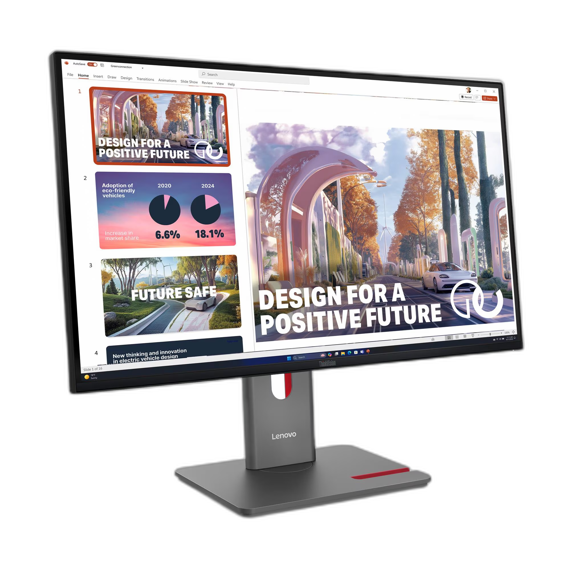 Lenovo ThinkVision P27QD-40 27 QHD IPS USB-C