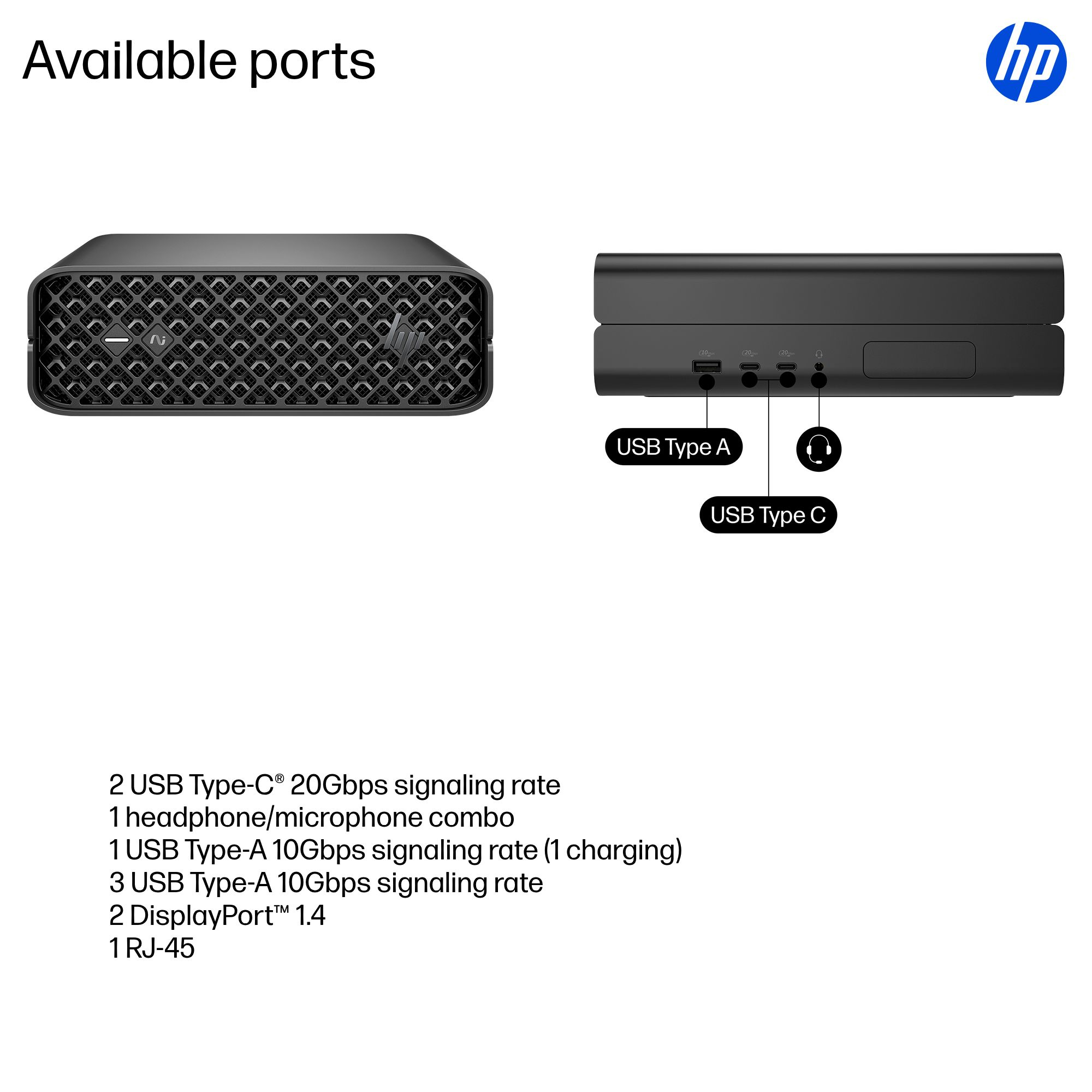 HP Z2 Mini G1i — Core Ultra 7, 32 GB, 1 TB SSD