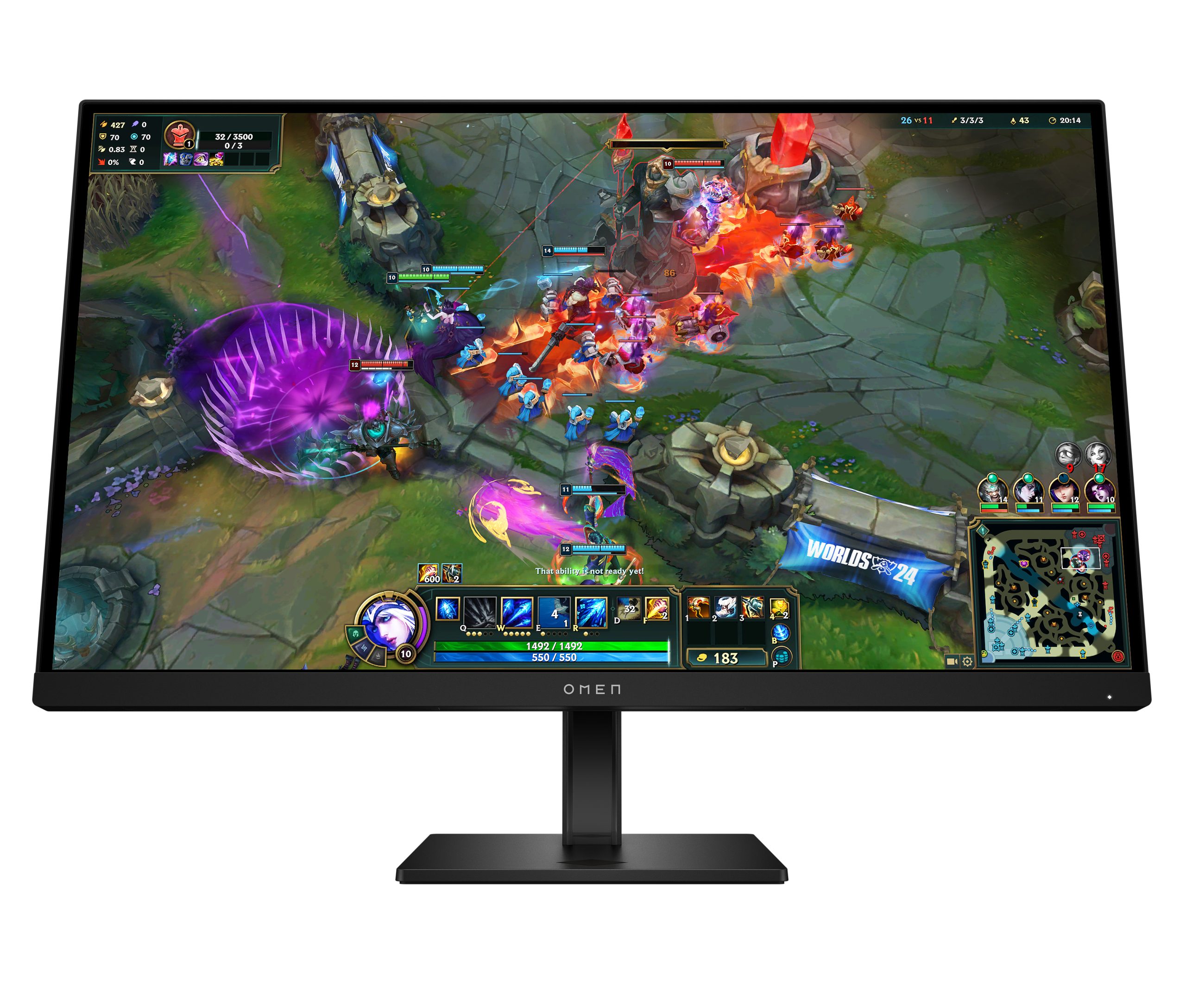 HP OMEN 27 inch QHD 280Hz Gaming Monitor – 27qs G2