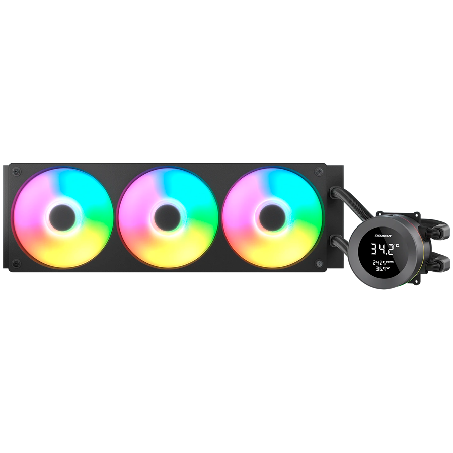 COUGAR Poseidon Vistek ARGB 360 AiO Liquid Watercooling – Black