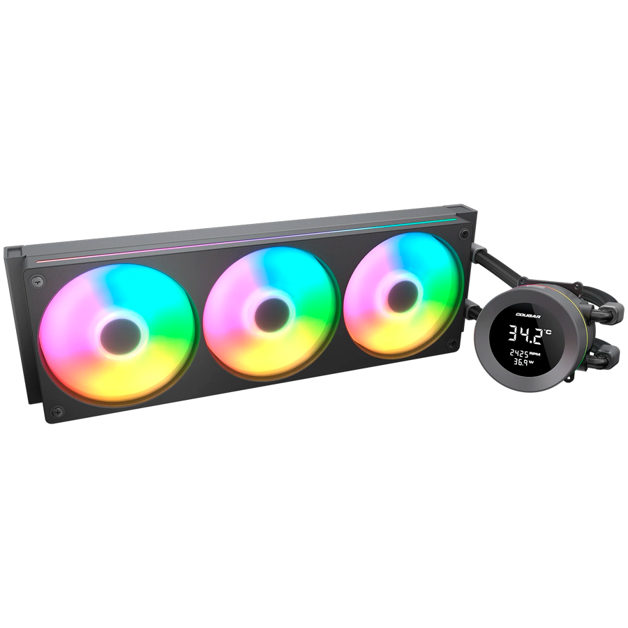 COUGAR Poseidon Vistek ARGB 360 AiO Liquid Watercooling – Black