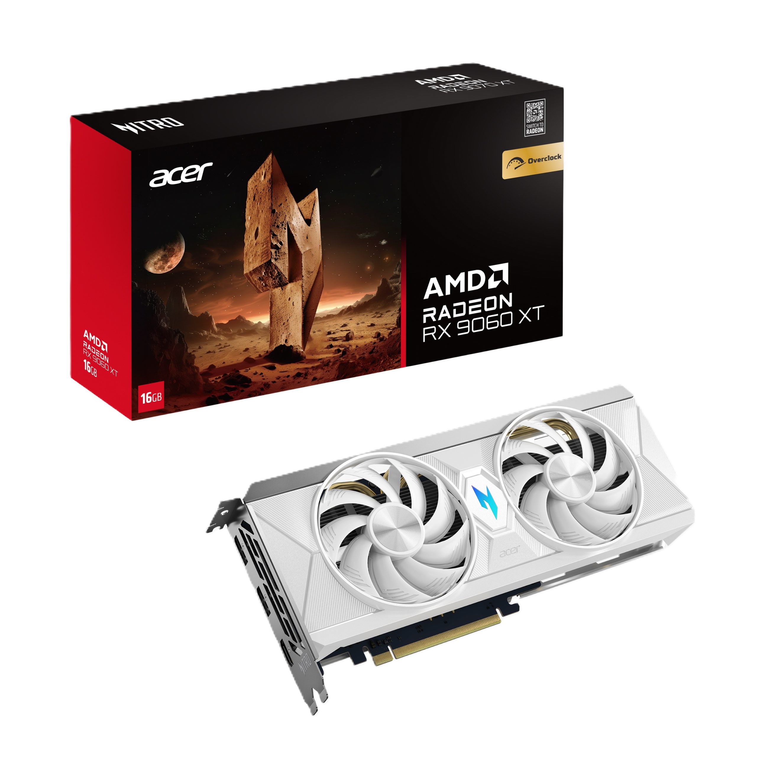 ACER NITRO RX9060XT 16G WHITE