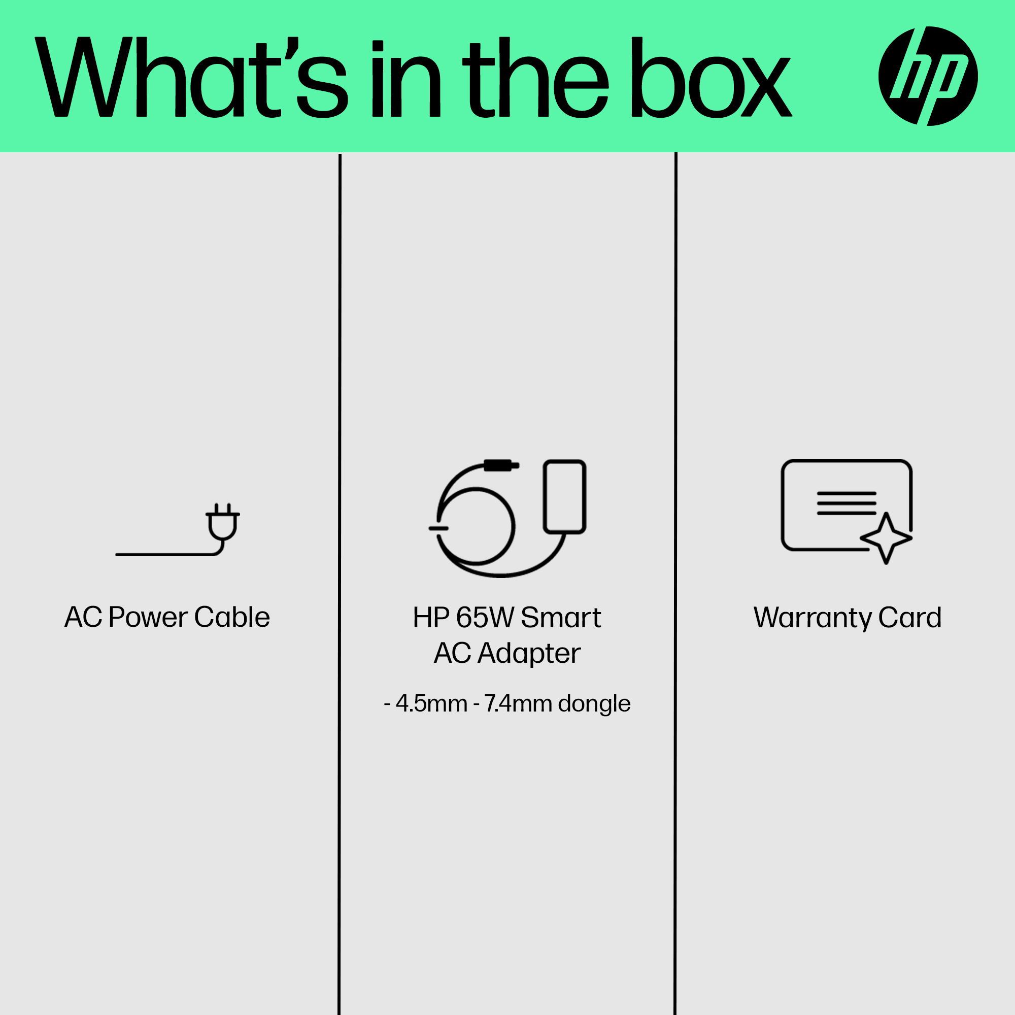 HP 65W Smart AC