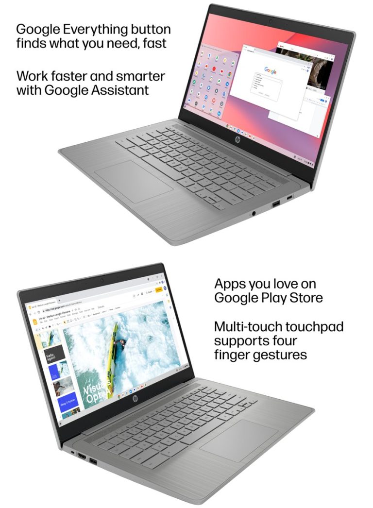 HP Chromebook 14A-NE1013 — Intel Celeron, 4 GB, 64 GB eMMC