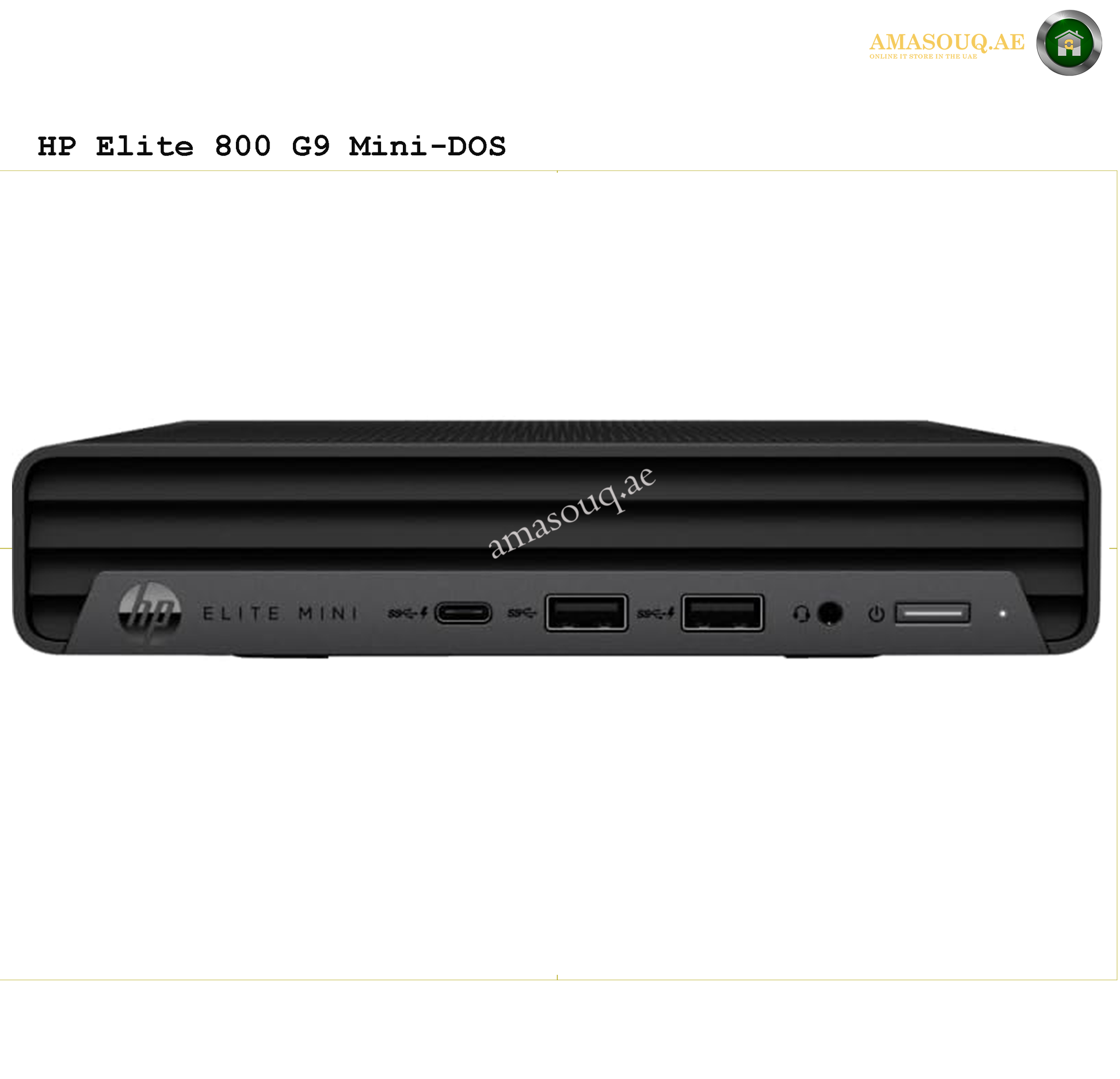HP Elite 800 G9 Mini — Core i5, 16 GB, 256 GB SSD