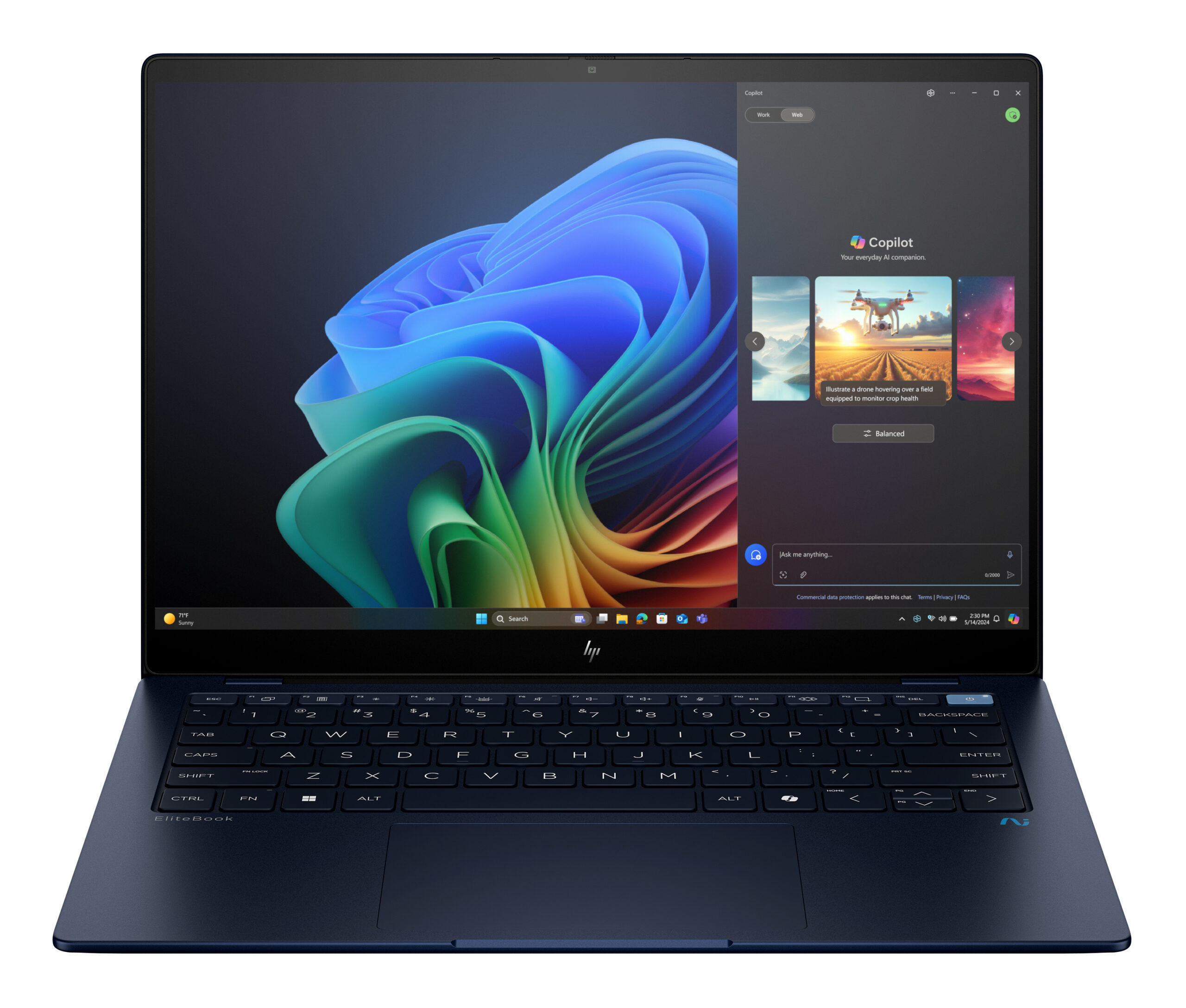 HP EliteBook ULTRA G1Q — Snapdragon X, 32 GB, 512 GB SSD