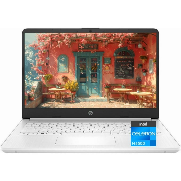 HP 14-DQ3000 — Intel Celeron, 4 GB, 64 GB eMMC