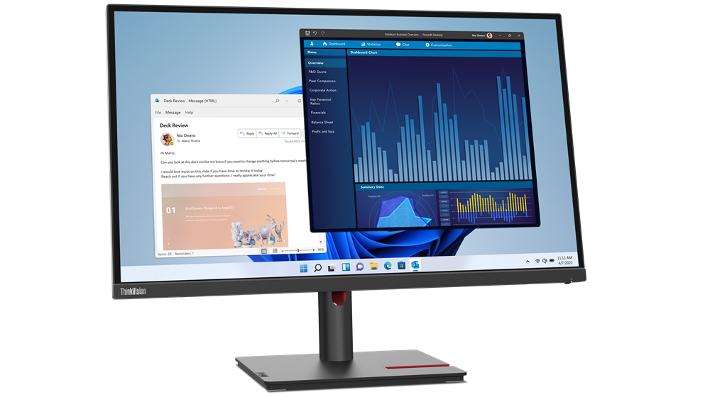 Lenovo ThinkVision T27p-30 27” 4K UHD Professional Monitor