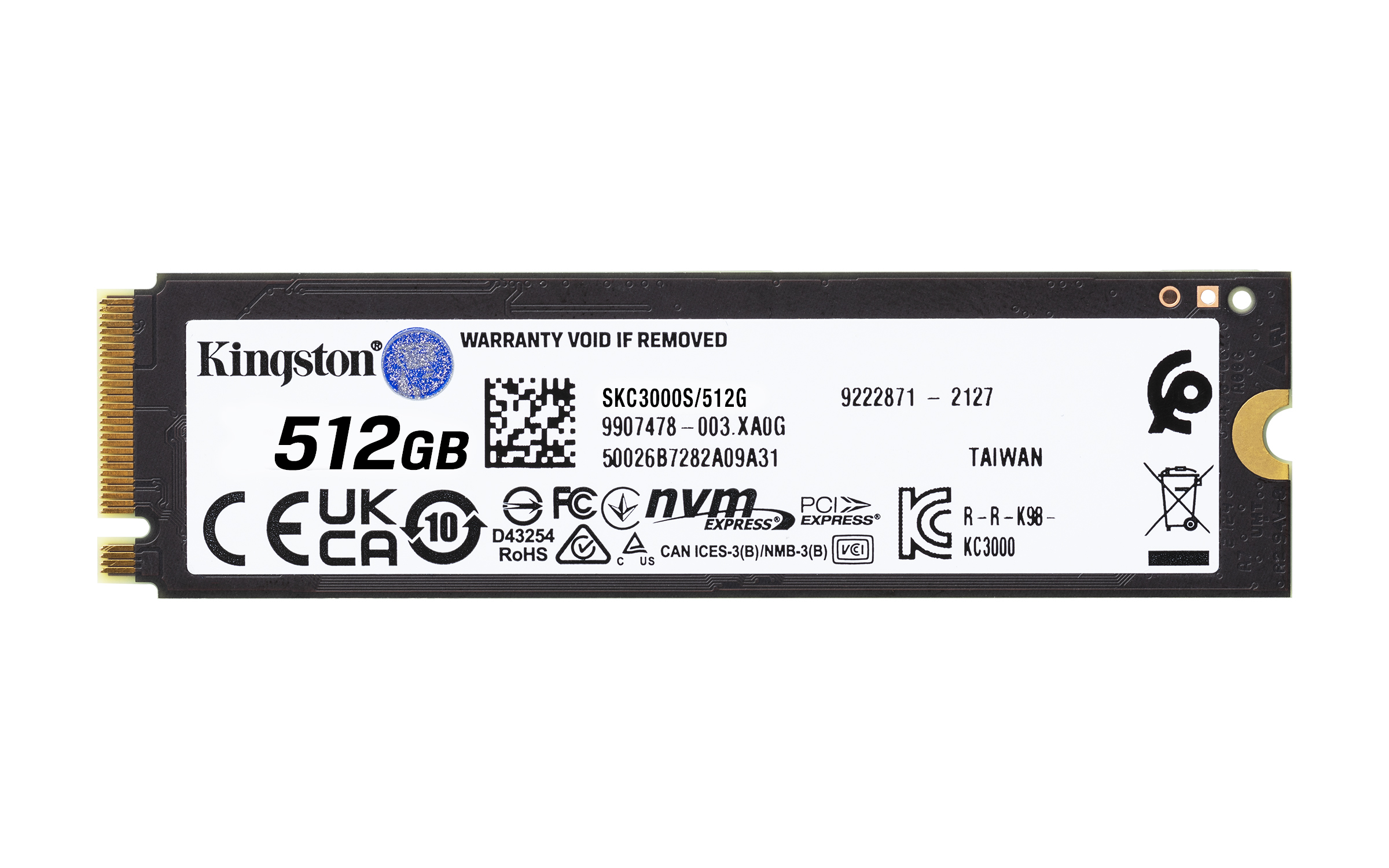 Kingston SSD 512GB KC3000