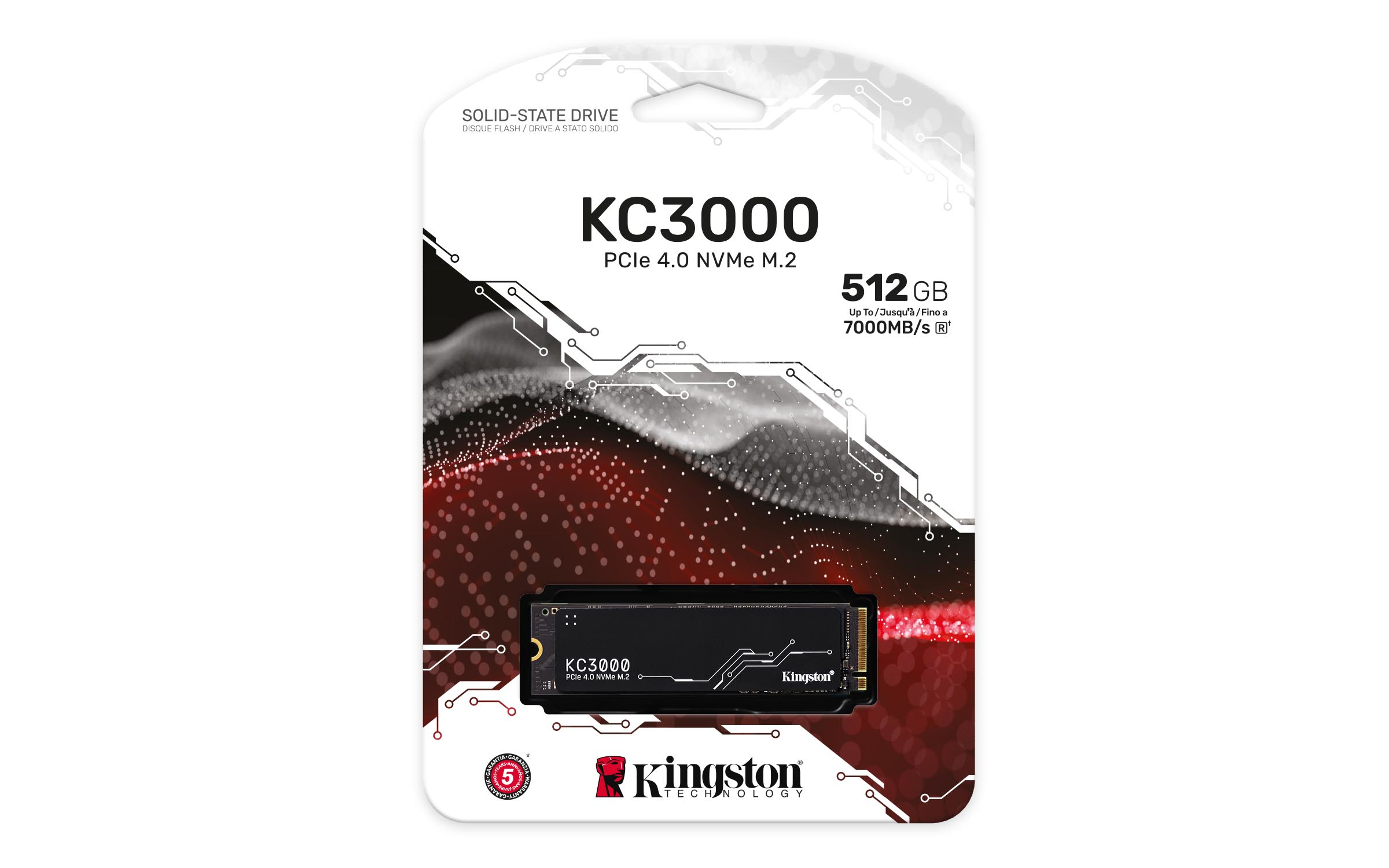 Kingston SSD 512GB KC3000