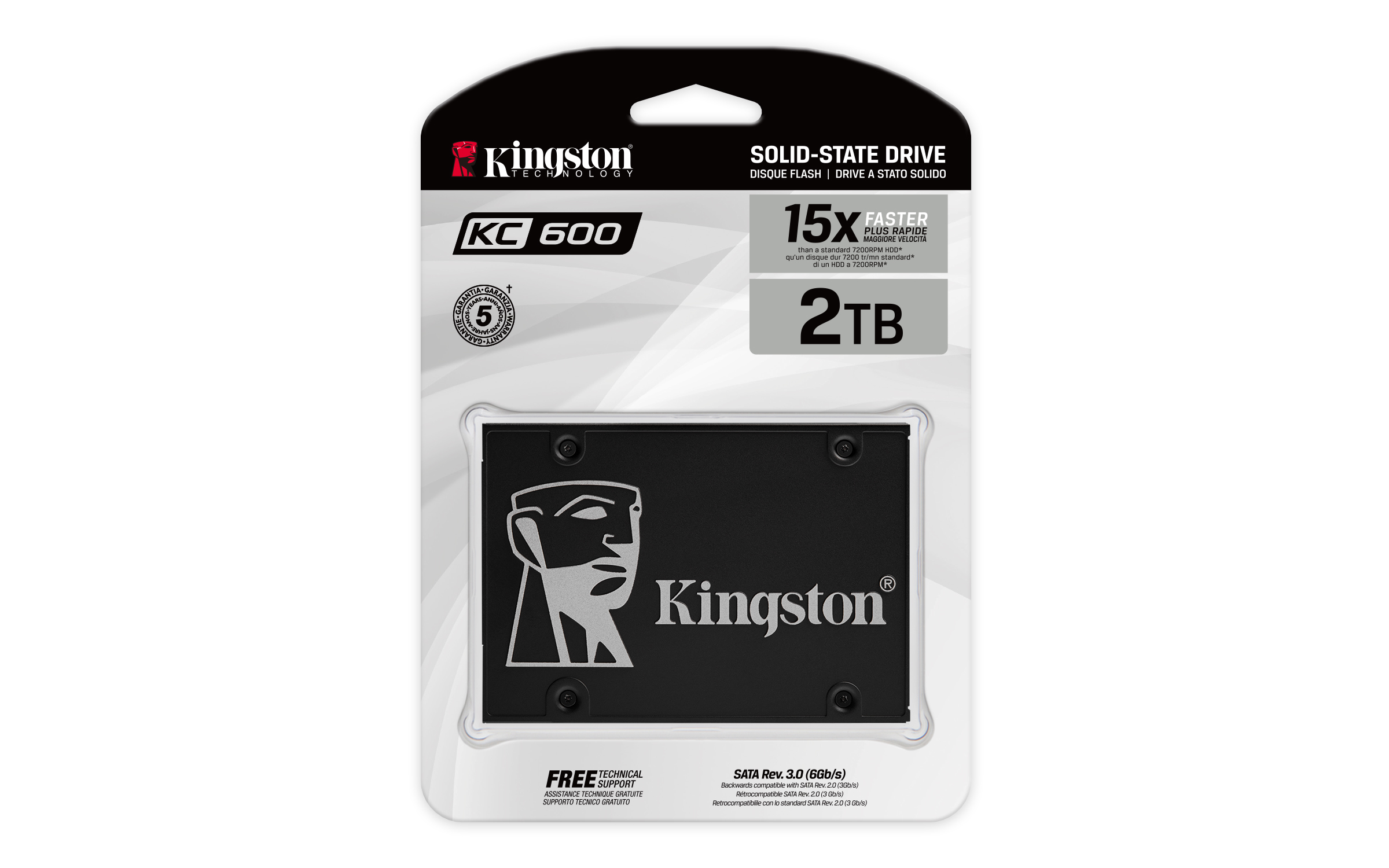 Kingston SSD 2TB 2.5” KC600