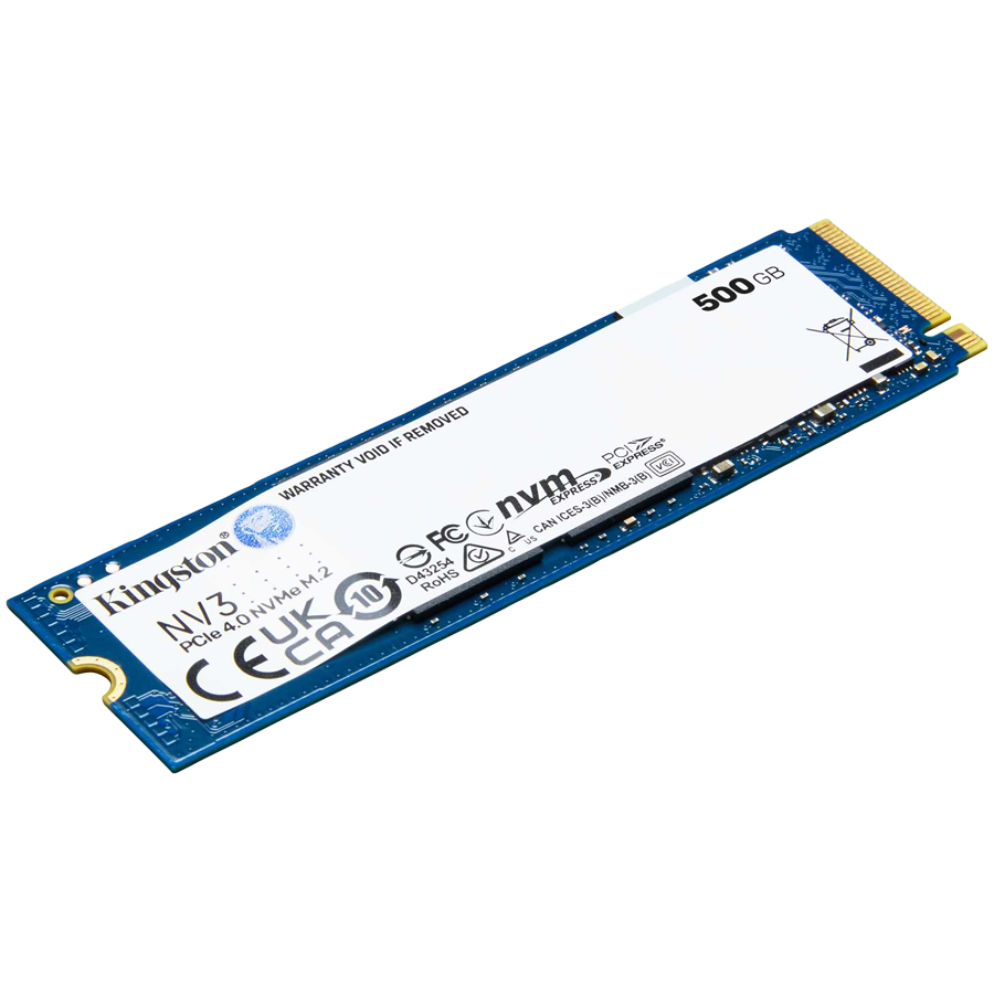 Kingston 500GB NV3 SSD M.2 2280 PCIe 4.0 NVMe