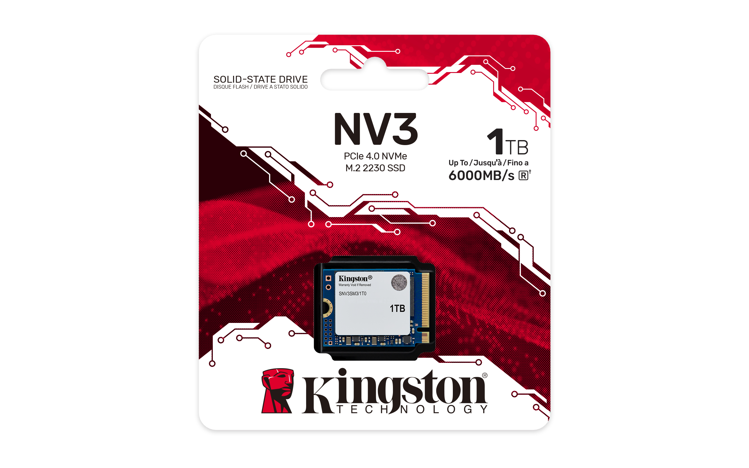 Kingston SSD 1TB NV3 M.2 2230