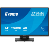IIYAMA Monitor Touch T2454MSC-B3AG 24” InCell PCAP 10pt touchscreen monitor featuring IPS panel technology