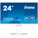 IIYAMA Monitor LED XUB2497HSN-W2 23.8” IPS 1920 x 1080 @100Hz 16:9 300 cd/m² 1300:1 1ms HDMI DP USB-C 65W RJ45 height