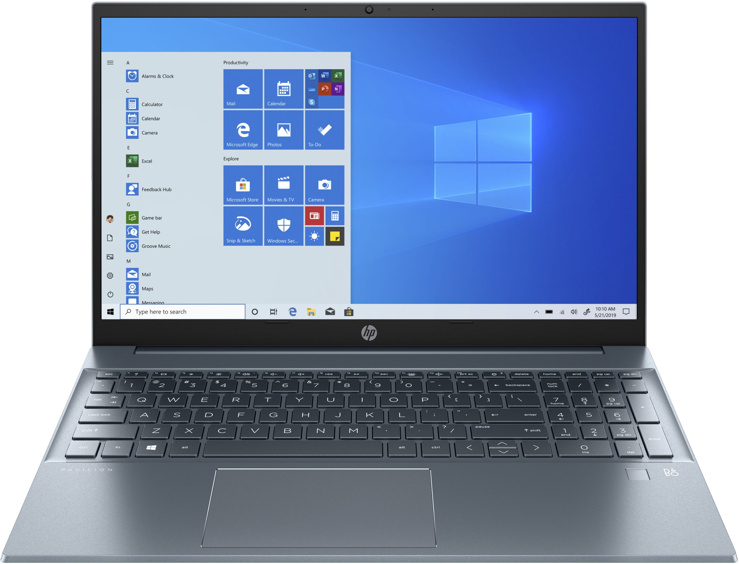 HP Pavilion 15-EH1070 Ryzen™ 7 5700U 512GB SSD 8GB 15.6” (1920×1080) IPS WIN10 FOG BLUE ALUMINUM