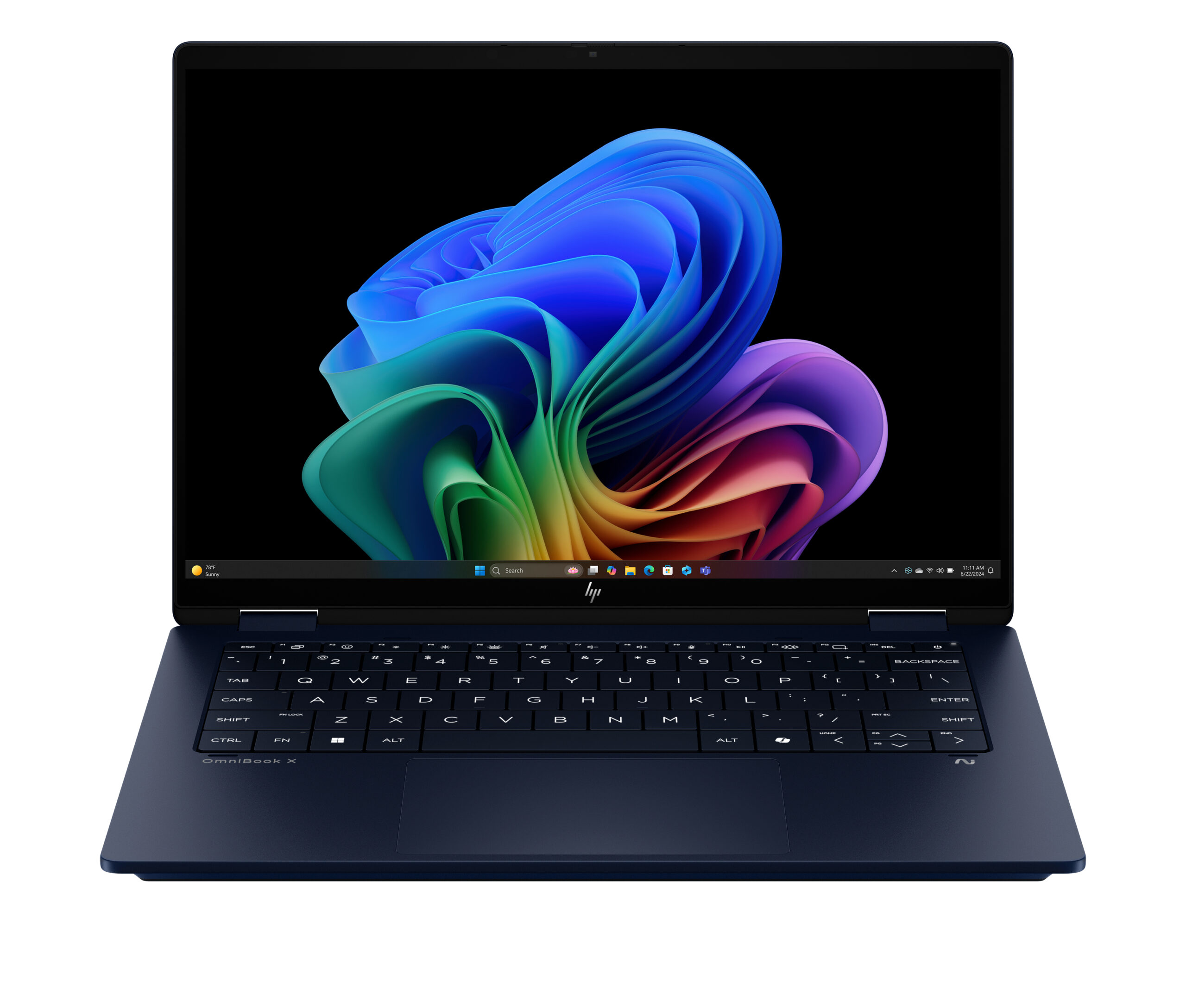 HP OmniBook X Flip 2-in-1 — Core Ultra 7, 32 GB, 1 TB SSD