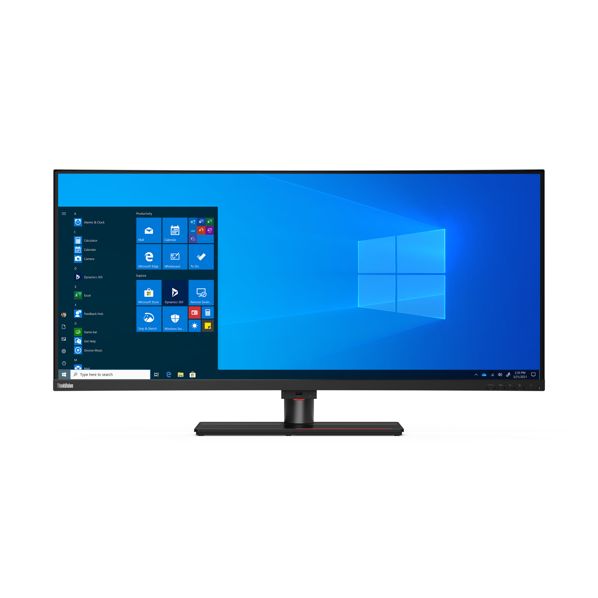 Lenovo ThinkVision P40w-20 – 39.7” WUHD Monitor – HDMI,DP