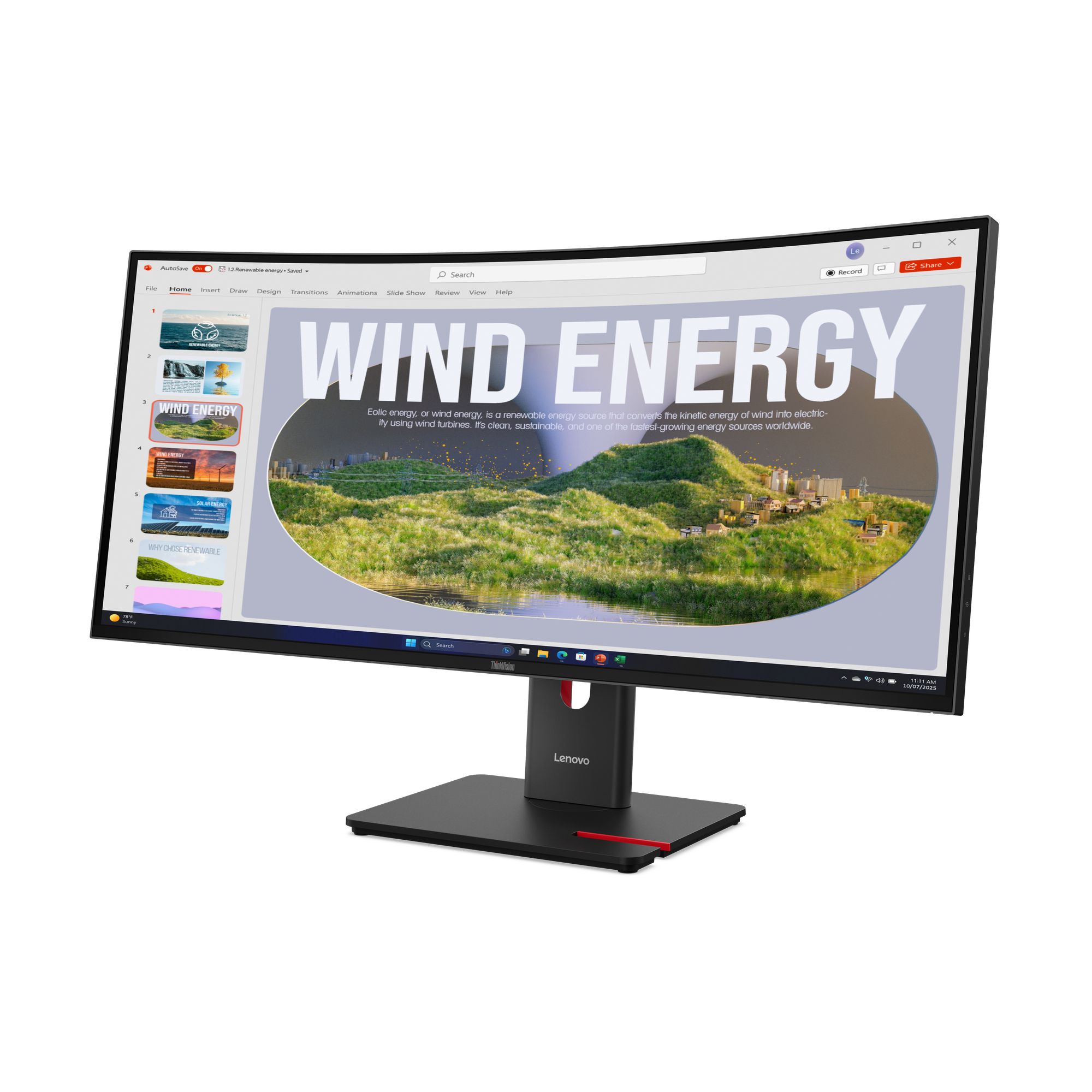 Lenovo ThinkVision T34WD-40 UWQHD/USB-C 34”Monitor