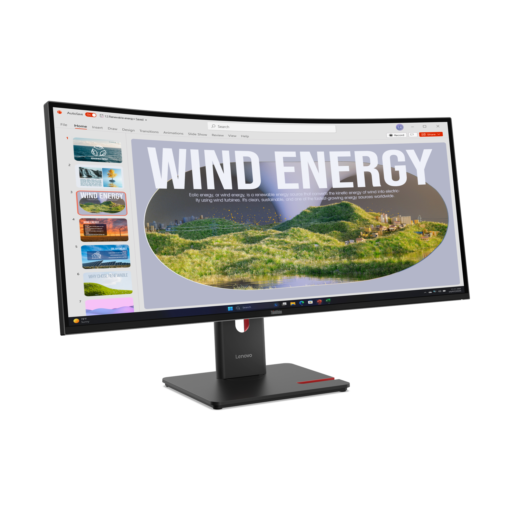 Lenovo ThinkVision T34WD-40 UWQHD/USB-C 34”Monitor