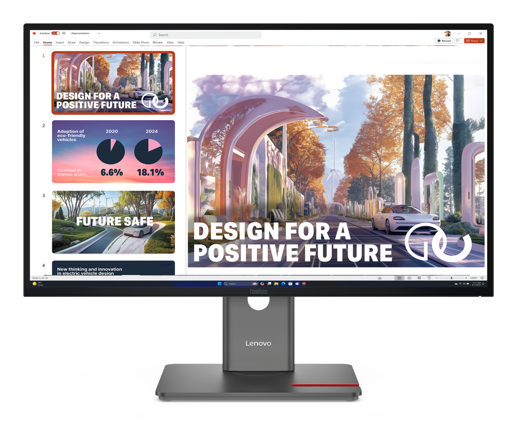 Lenovo ThinkVision P27QD-40 QHD/IPS 27” USB-C