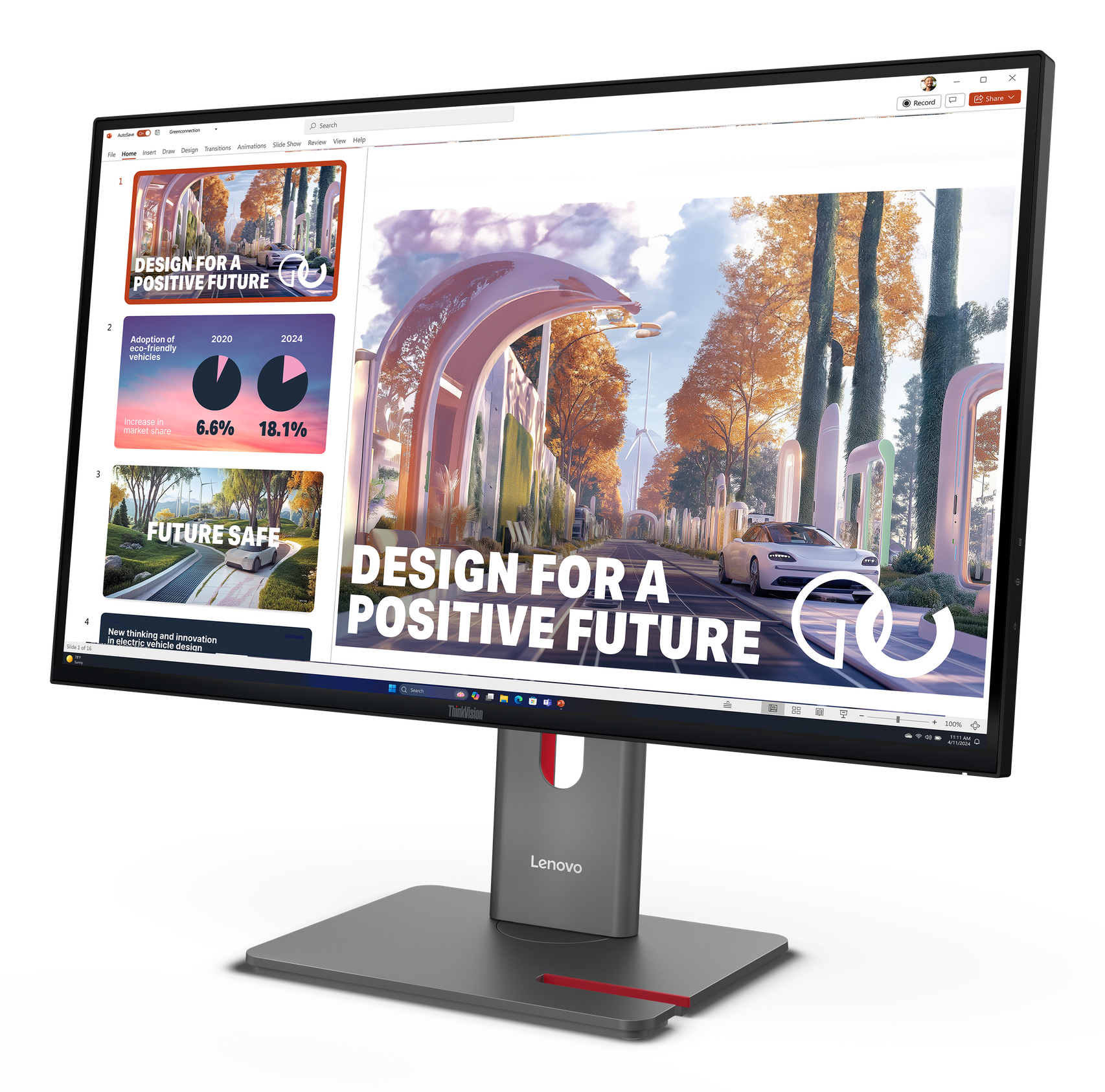 Lenovo ThinkVision P27QD-40 QHD/IPS 27” USB-C