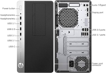 HP ProDesk 600 G3 Tower — Core i5, 16 GB, 256 GB SSD