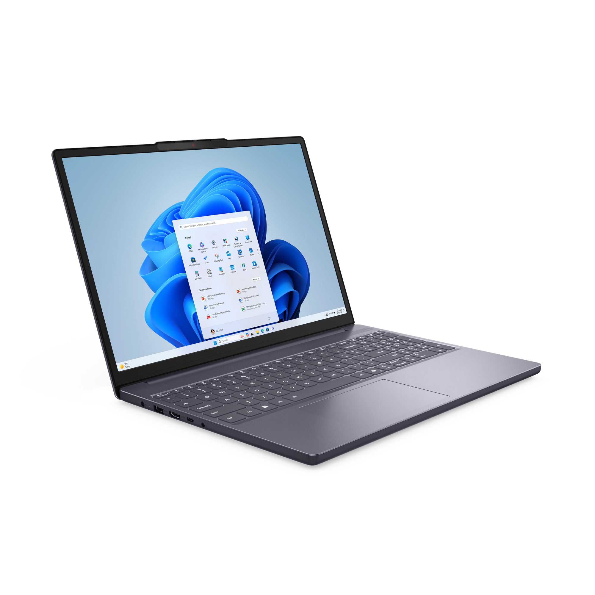 Lenovo SLIM 3 15AHP10 AMD Ryzen™ 7 8840HS 512GB SSD 16GB 15.3” (1920×1200) TOUCHSCREEN WIN11 LUNA GRAY